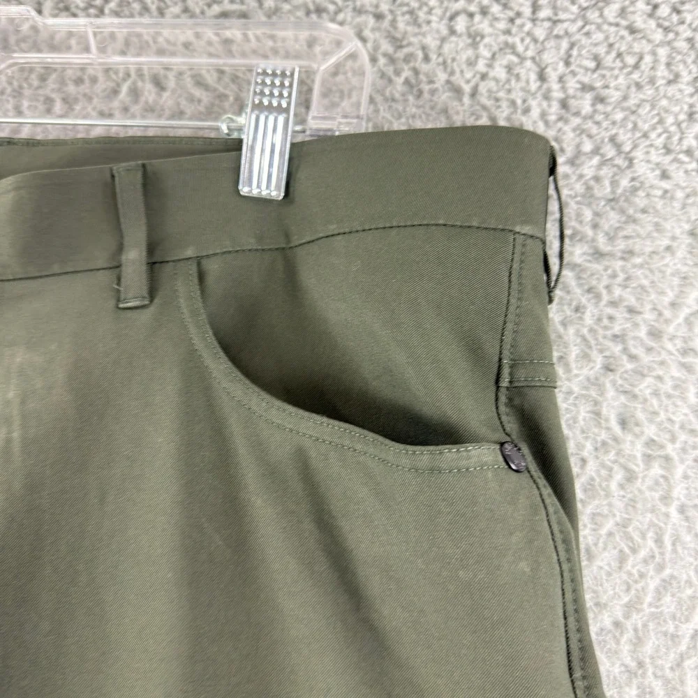 Public Rec All Day Every Day Pants Men 36x36 Olive Green Technical Chino Stretch